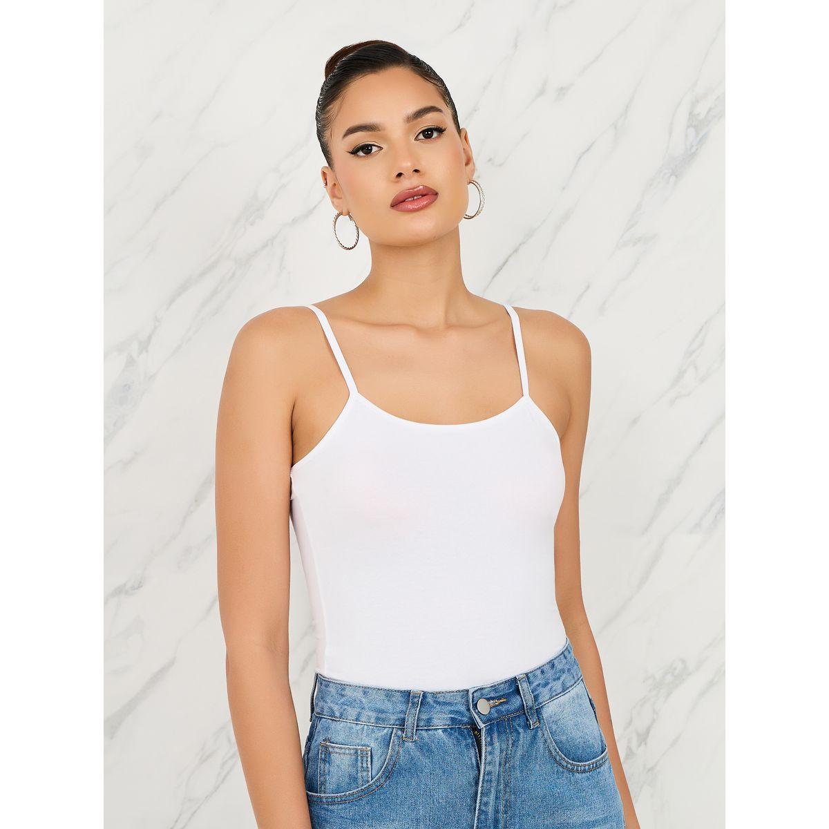Styli Fitted Solid Scoop Neck Strappy Tank-women-clothing-tshirts-image-6