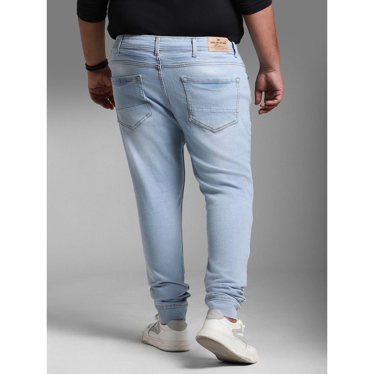 High Star X Styli Plus Size Light Fade Stretchable Slim Fit Jeans-men-clothing-bottoms-jeans-image-2