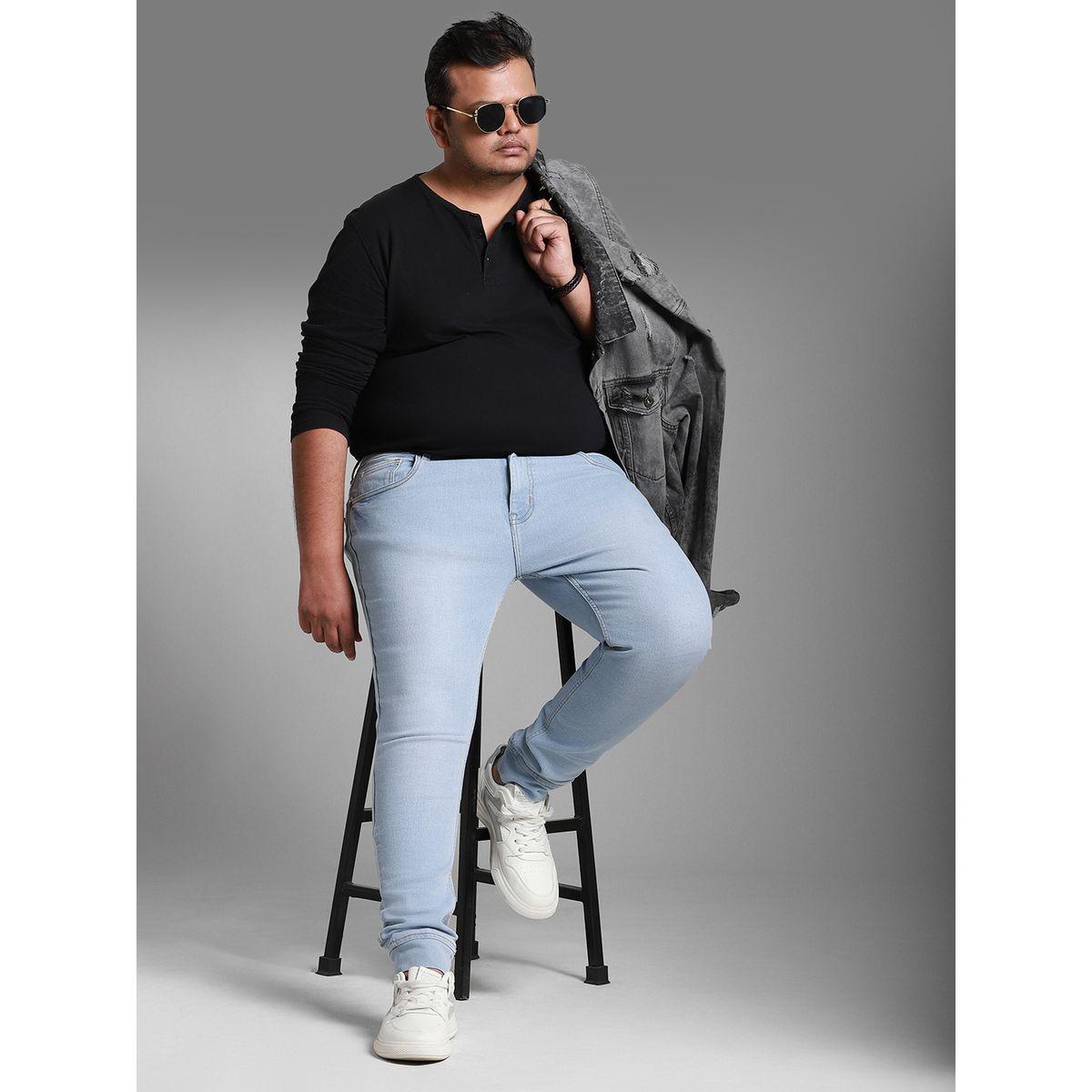 جينز بمقاس كبير وقصة سليم فت هاي ستار × ستايلي-men-clothing-bottoms-jeans-image-4