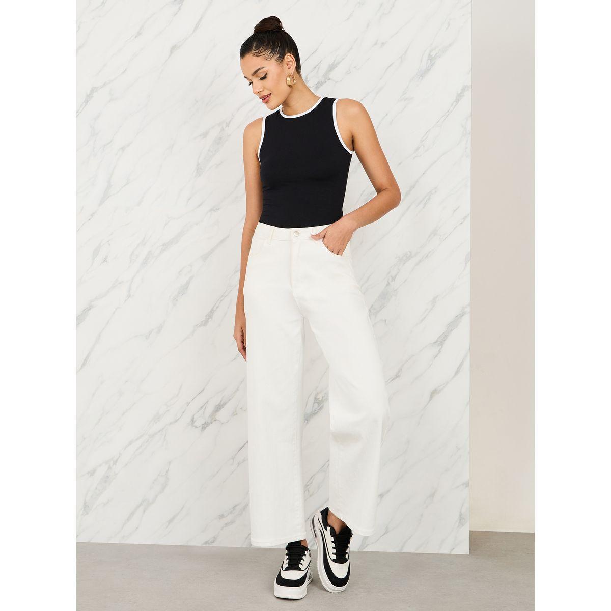Styli Fitted Contrast Trim Tank-women-clothing-tshirts-image-2