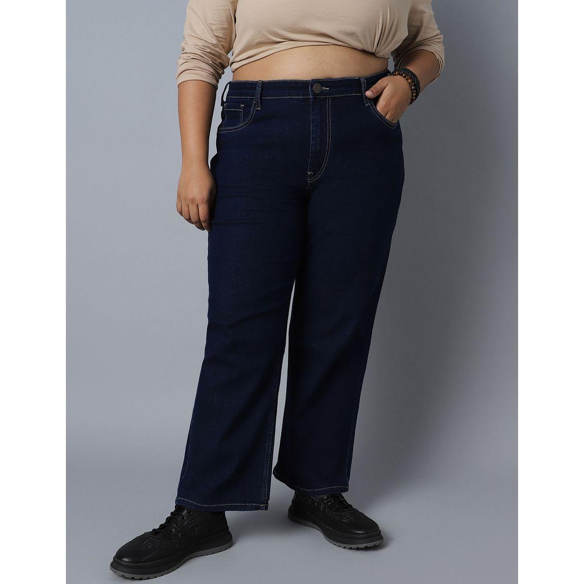 High Star X Styli  Plus High Rise Jeans with Button Closure-women-clothing-bottoms-jeans-image-2