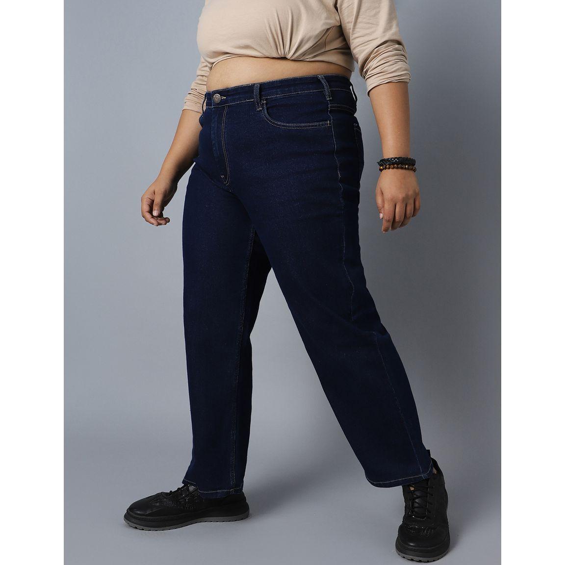 High Star X Styli  Plus High Rise Jeans with Button Closure-women-clothing-bottoms-jeans-image-3