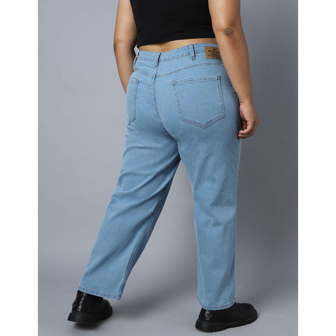 High Star X Styli  Plus High Rise Jeans with Button Closure-women-clothing-bottoms-jeans-image-4