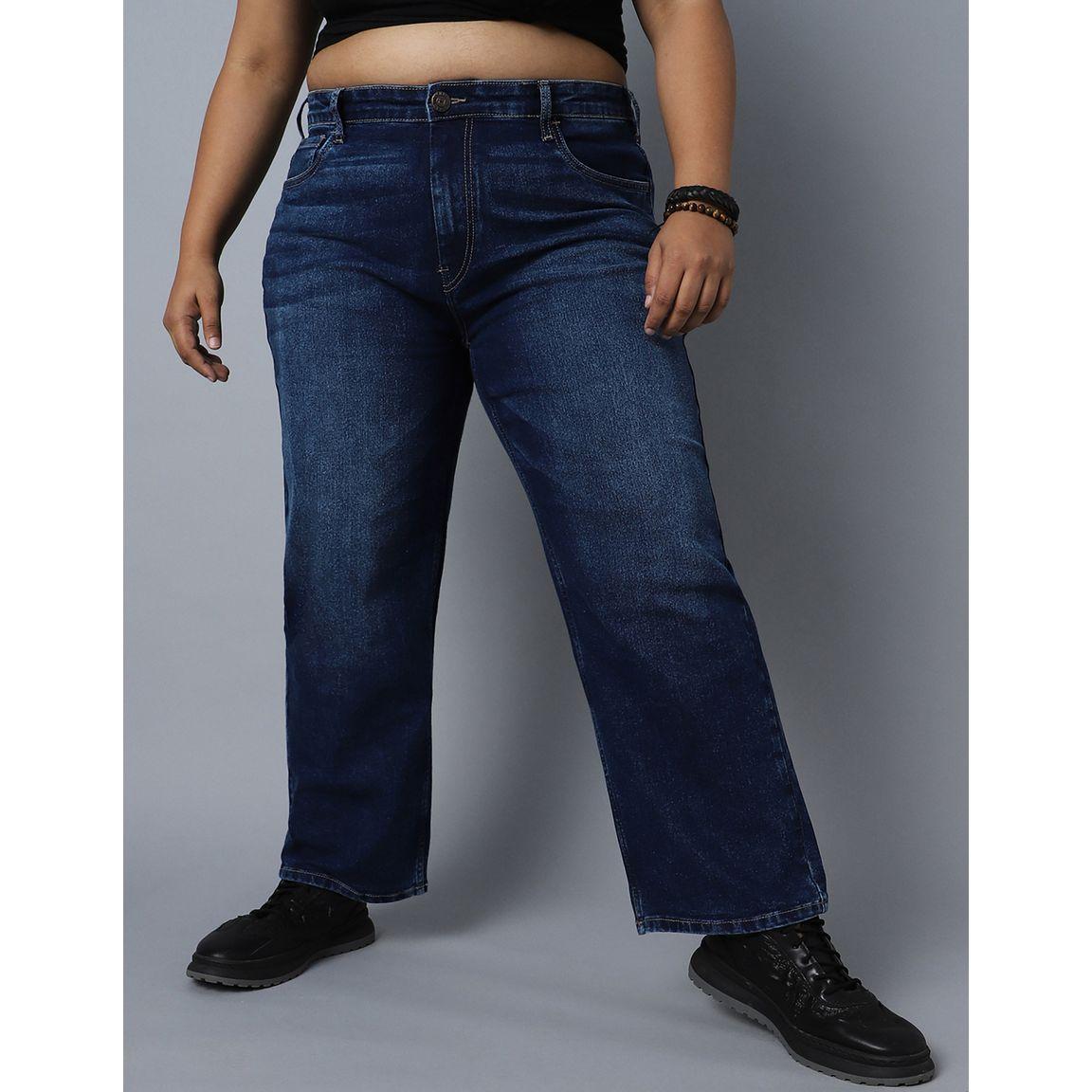 High Star X Styli  Plus High Rise Jeans with Button Closure-women-clothing-bottoms-jeans-image-3
