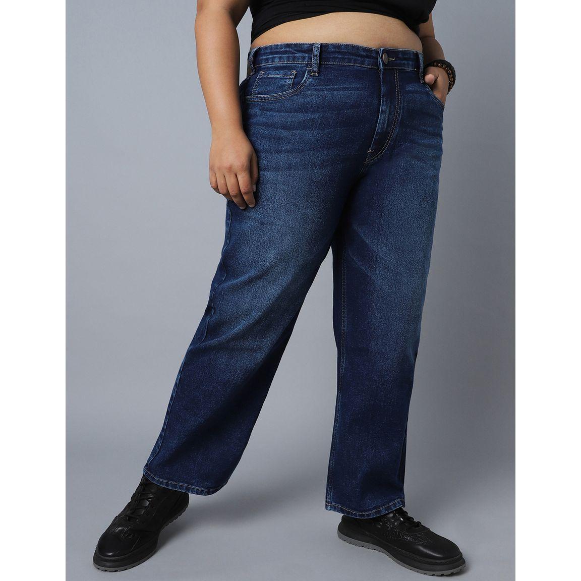 High Star X Styli  Plus High Rise Jeans with Button Closure-women-clothing-bottoms-jeans-image-4