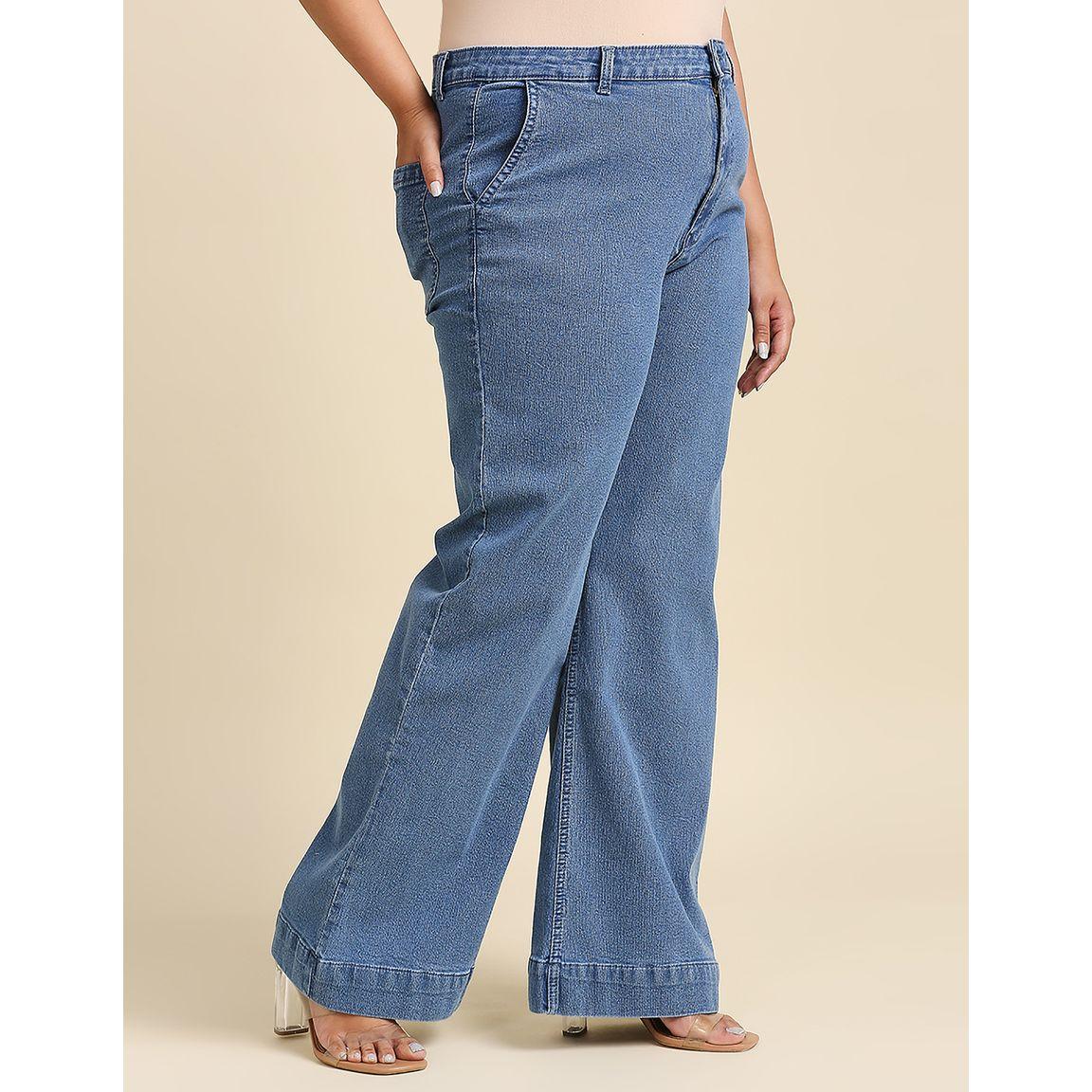 High Star X Styli  Plus High Rise Wide Leg Jeans-women-clothing-bottoms-jeans-image-3