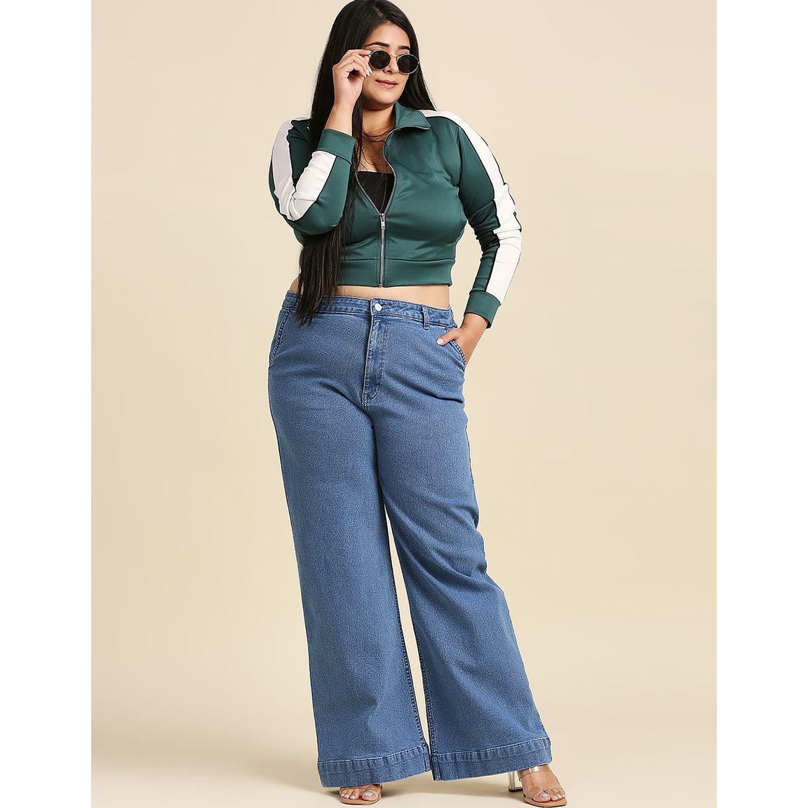 High Star X Styli  Plus High Rise Wide Leg Jeans-women-clothing-bottoms-jeans-image-5
