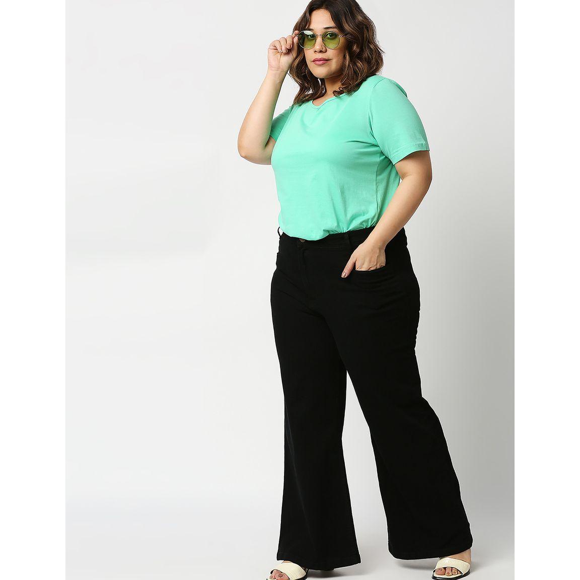 High Star X Styli  Plus High Rise Wide Leg Jeans-women-clothing-bottoms-jeans-image-1