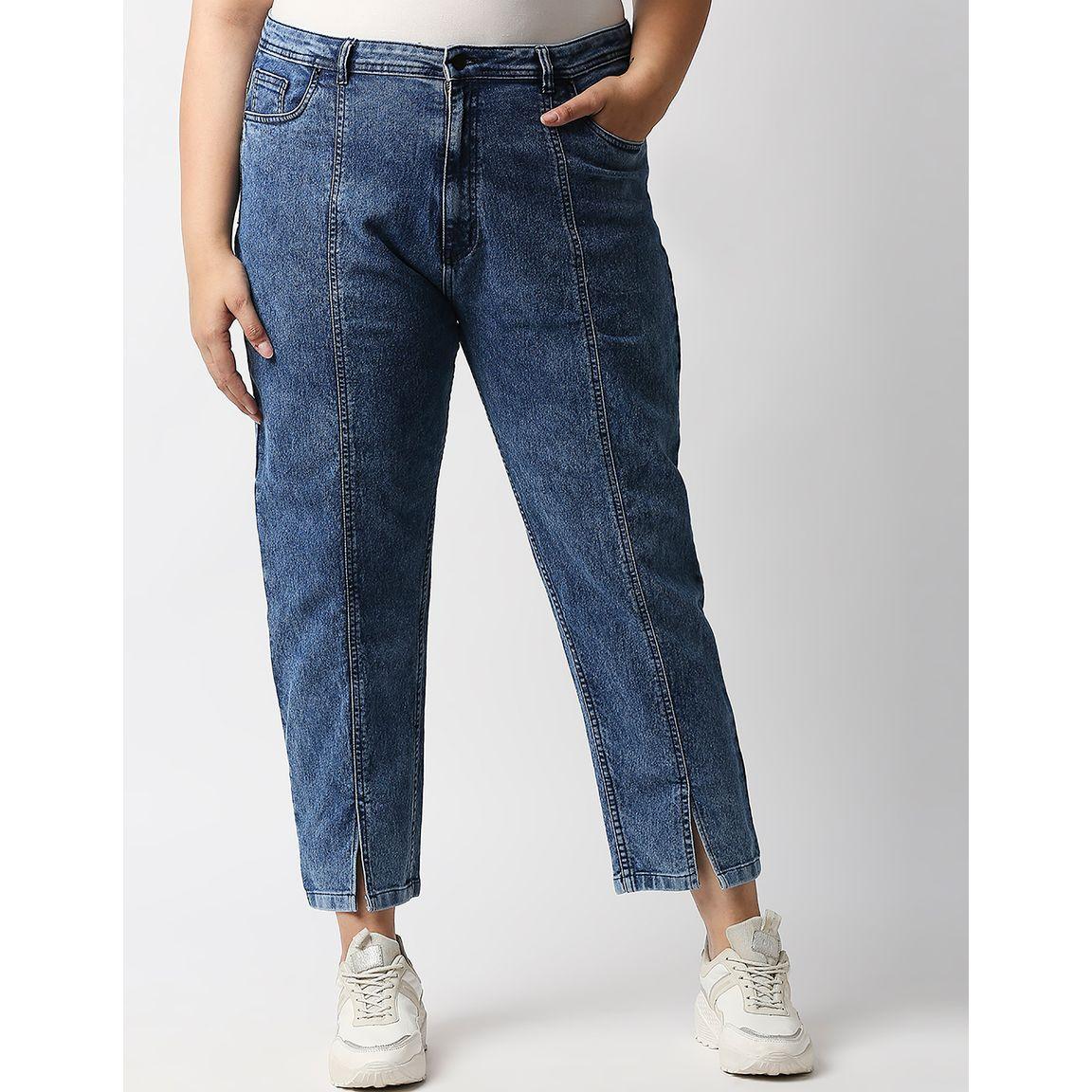 High Star X Styli  Plus High Rise Mom Jeans-women-clothing-bottoms-jeans-image-2