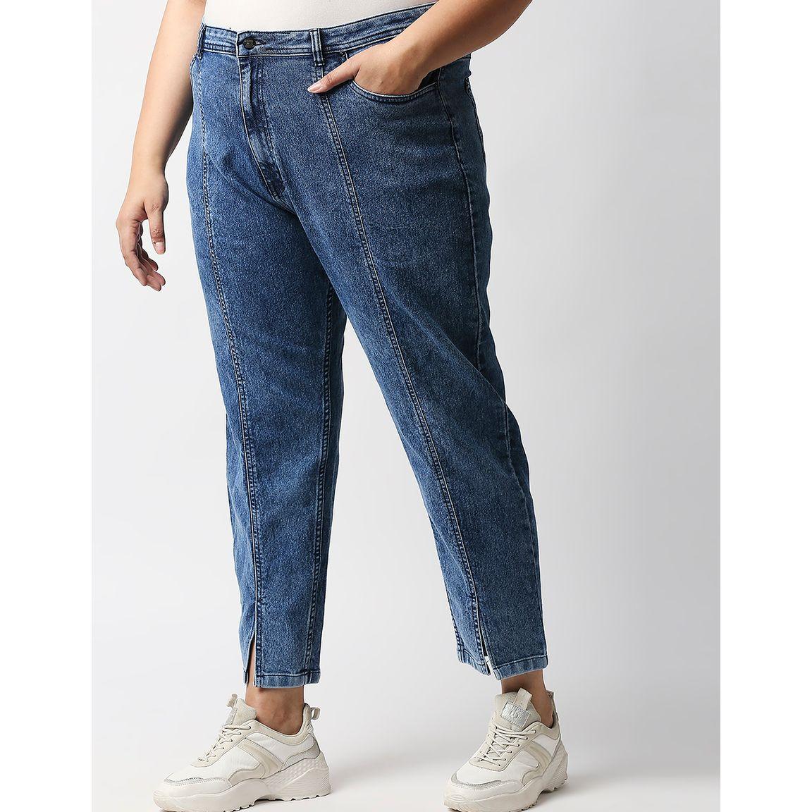 High Star X Styli  Plus High Rise Mom Jeans-women-clothing-bottoms-jeans-image-3