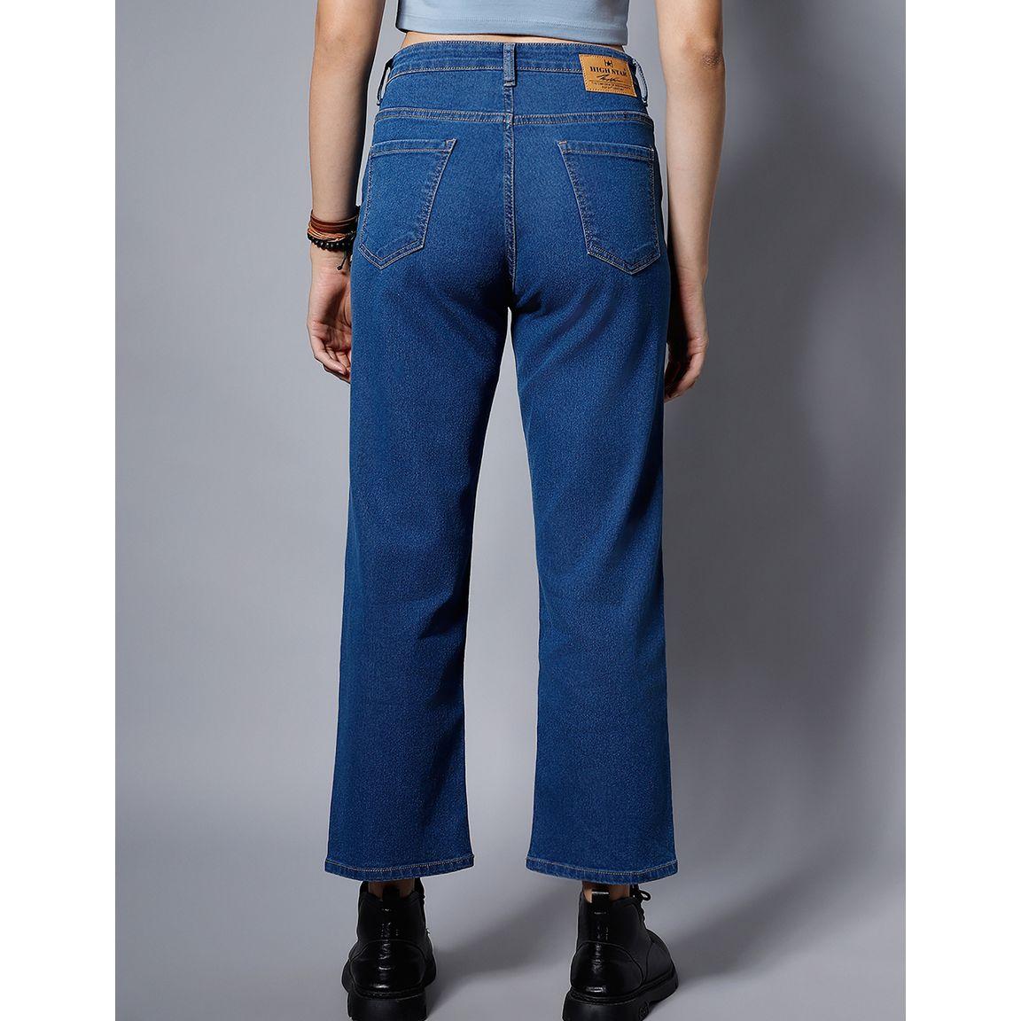 High Star X Styli  Mid Rise Stretchable Straight Fit Jeans-women-clothing-bottoms-jeans-image-4