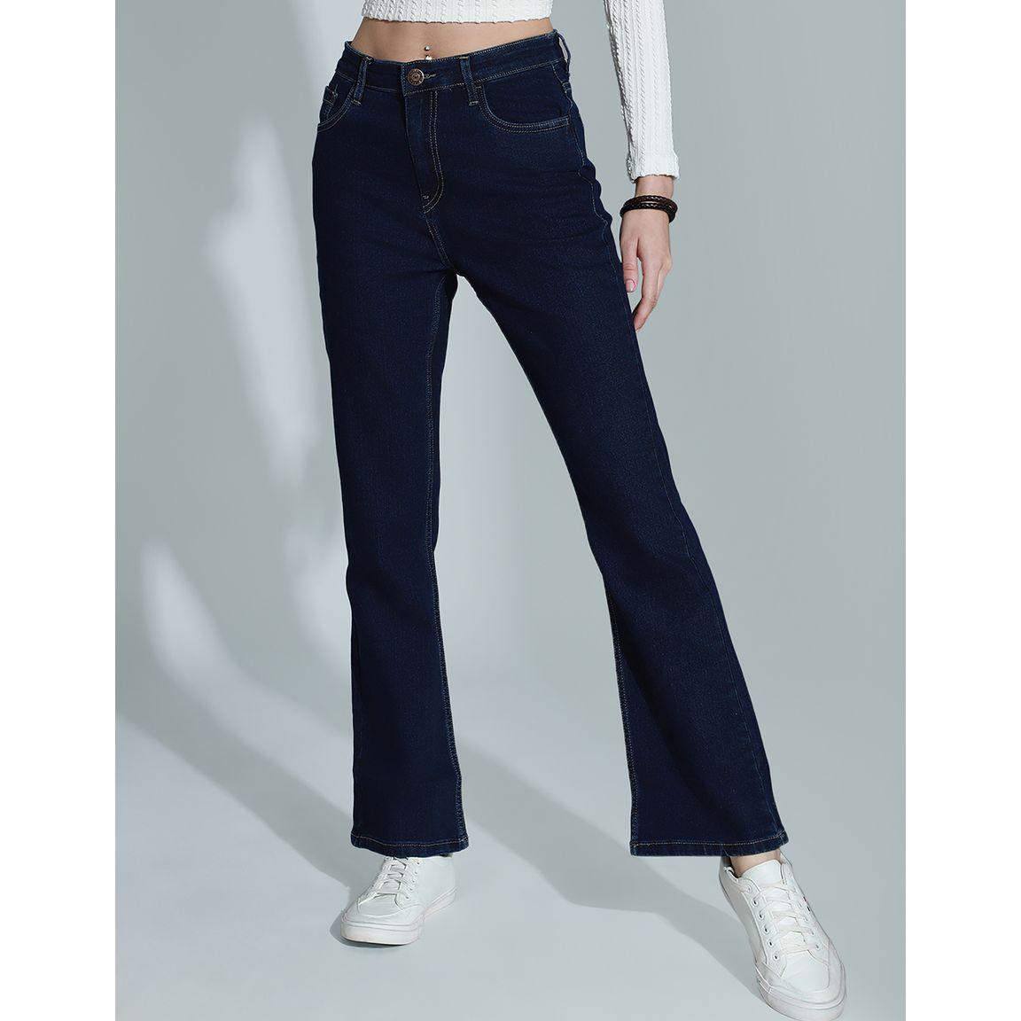 High Star X Styli  High Rise Bootcut Stretchable Jeans-women-clothing-bottoms-jeans-image-1