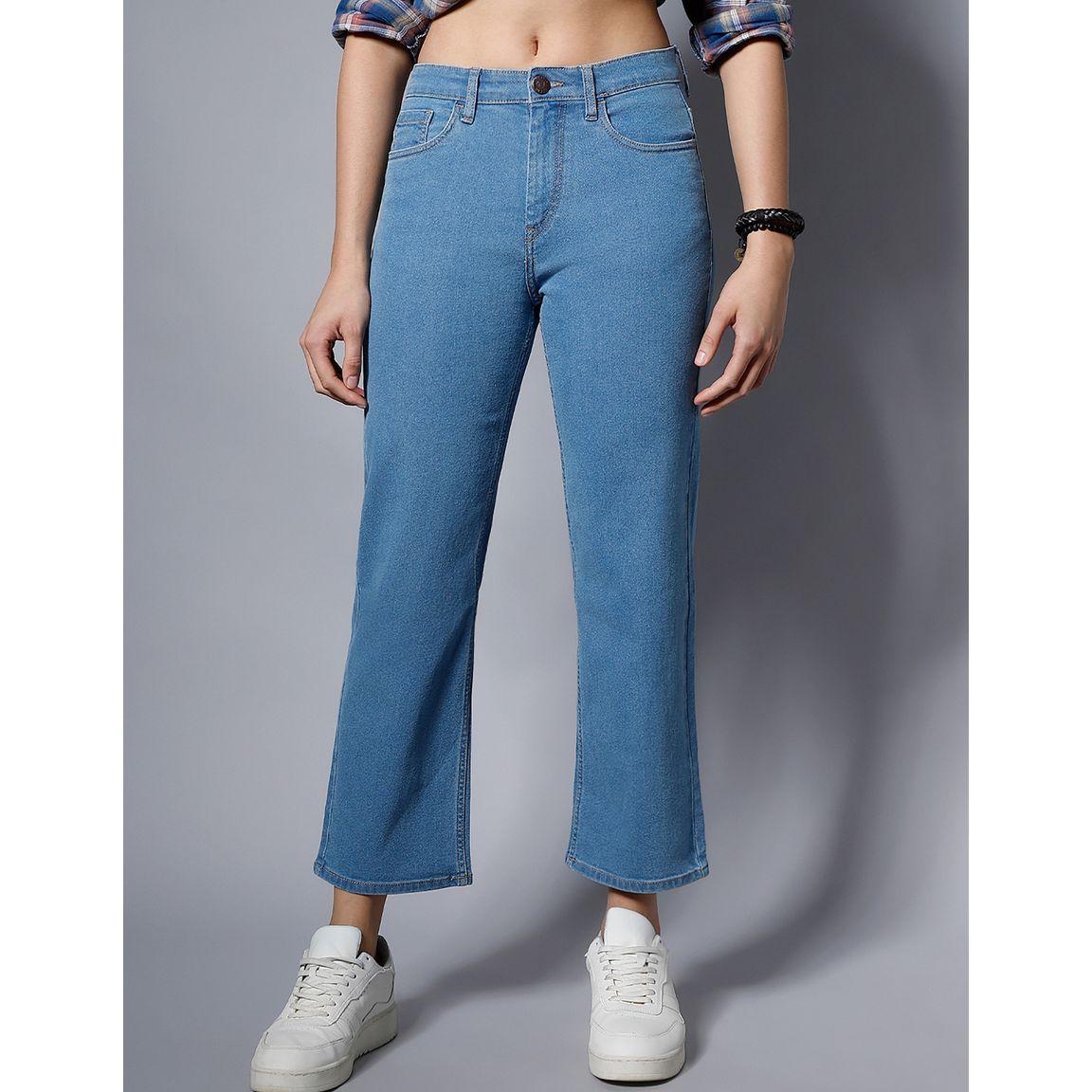 High Star X Styli  High Rise Straight Leg Stretchable Jeans-women-clothing-bottoms-jeans-image-2