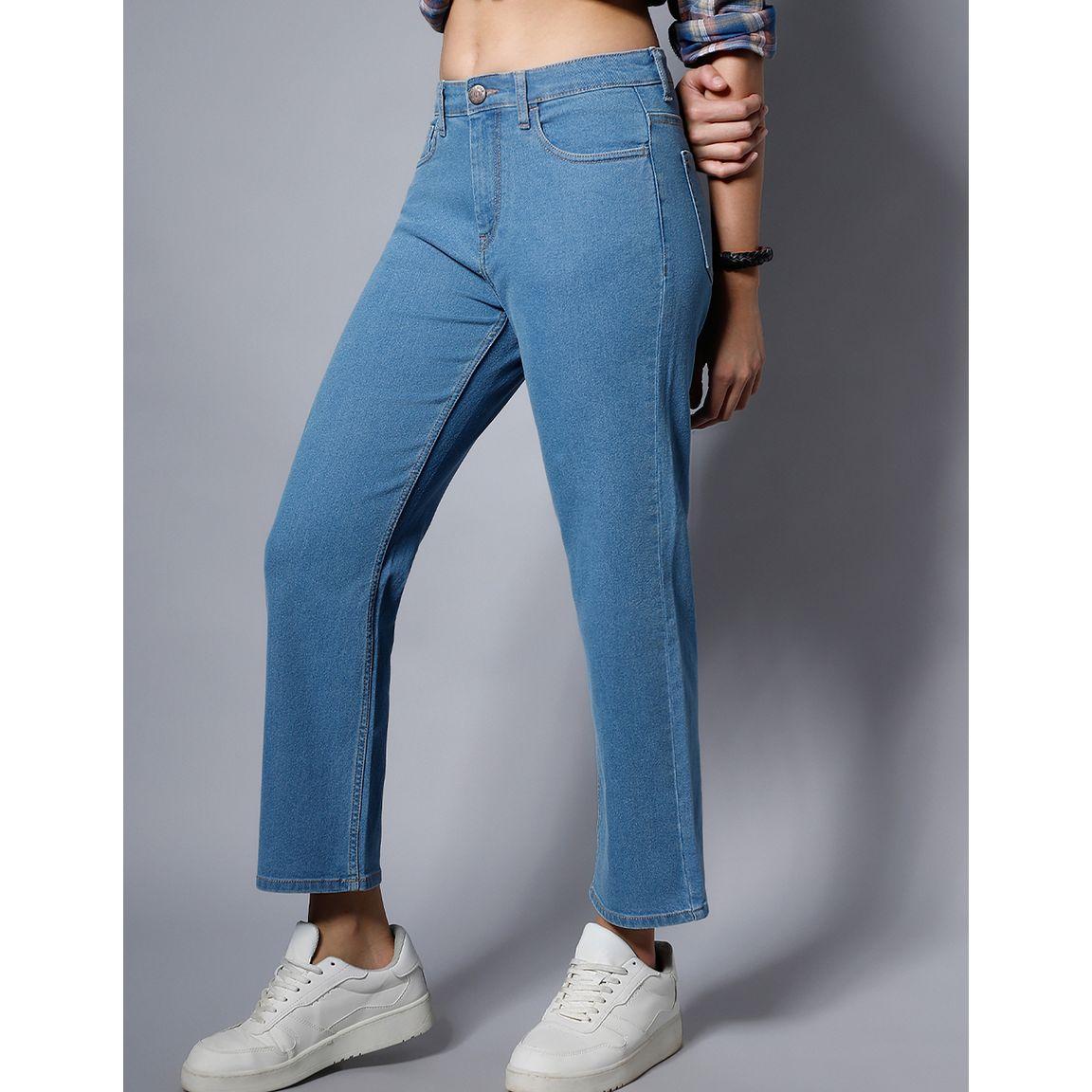 High Star X Styli  High Rise Straight Leg Stretchable Jeans-women-clothing-bottoms-jeans-image-3