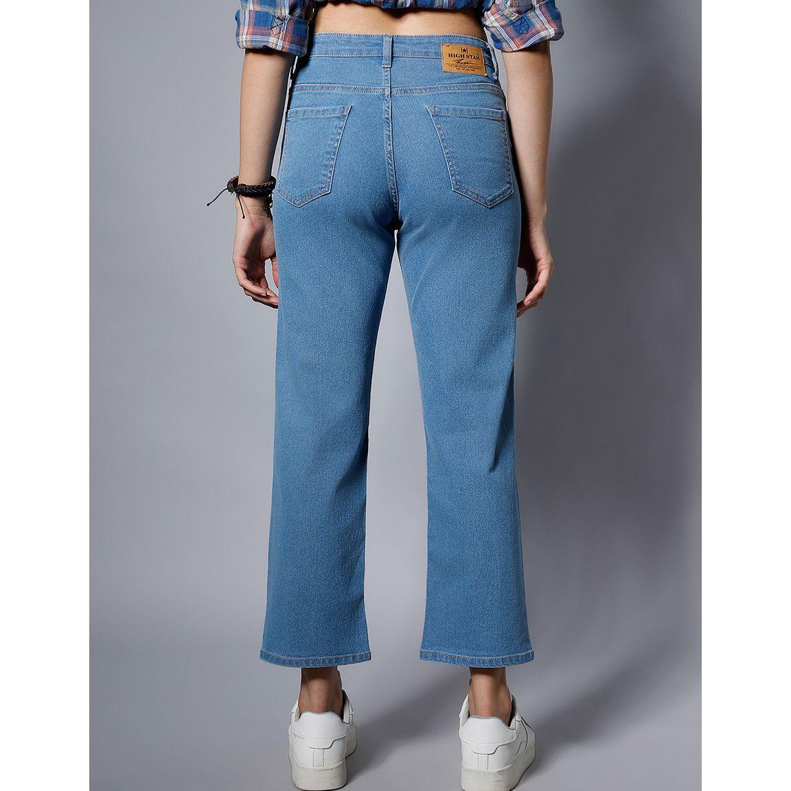 High Star X Styli  High Rise Straight Leg Stretchable Jeans-women-clothing-bottoms-jeans-image-4