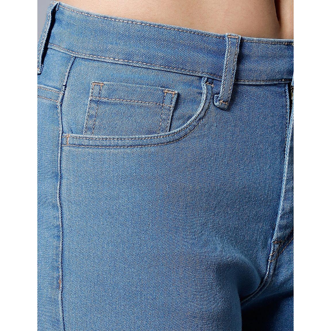 High Star X Styli  High Rise Straight Leg Stretchable Jeans-women-clothing-bottoms-jeans-image-5