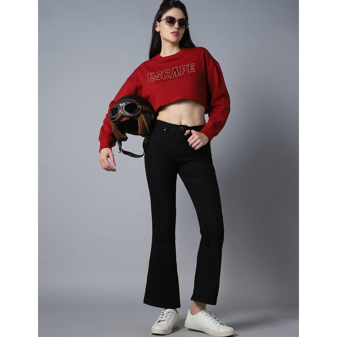 High Star X Styli  High Rise Bootcut Stretchable Jeans-women-clothing-bottoms-jeans-image-1
