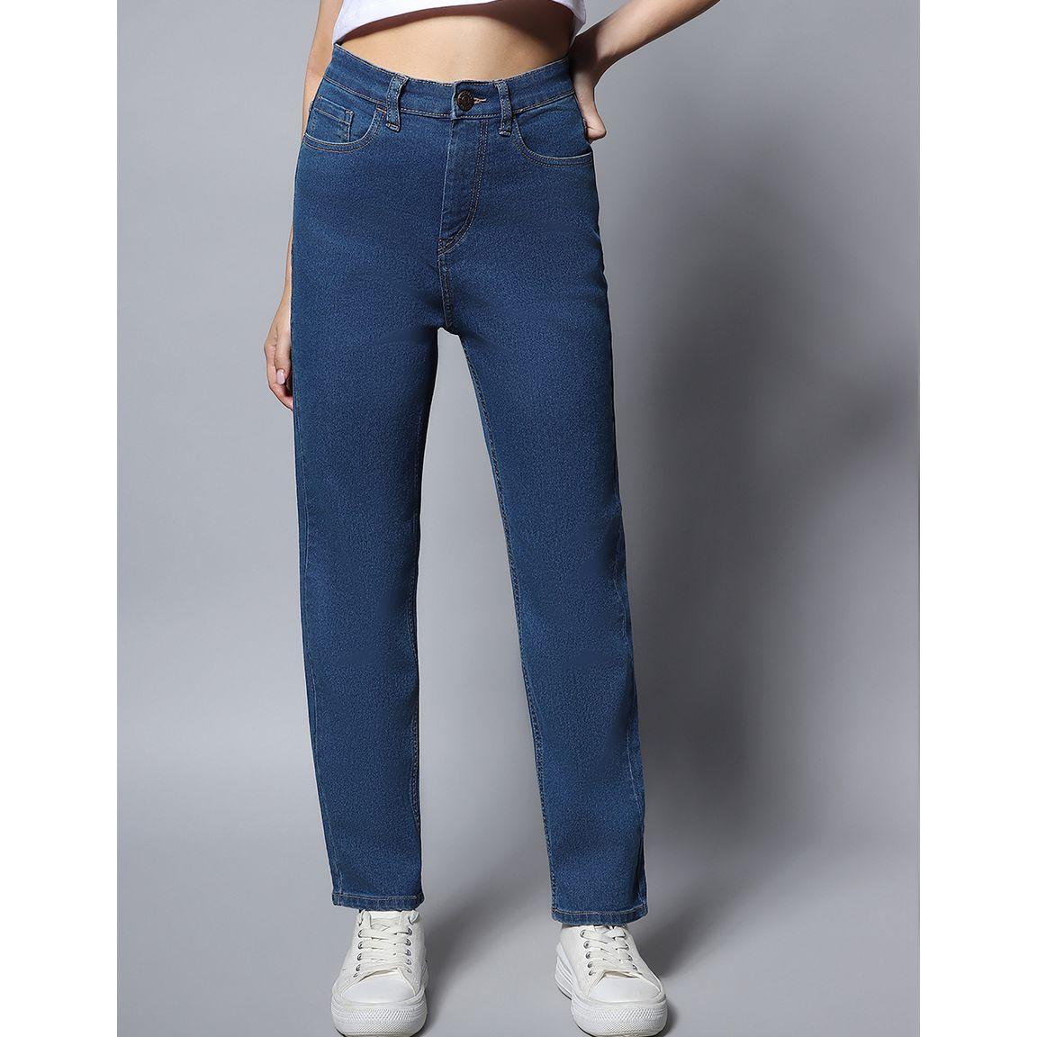 High Star X Styli  High Rise Stretch Straight Fit Jeans-women-clothing-bottoms-jeans-image-2