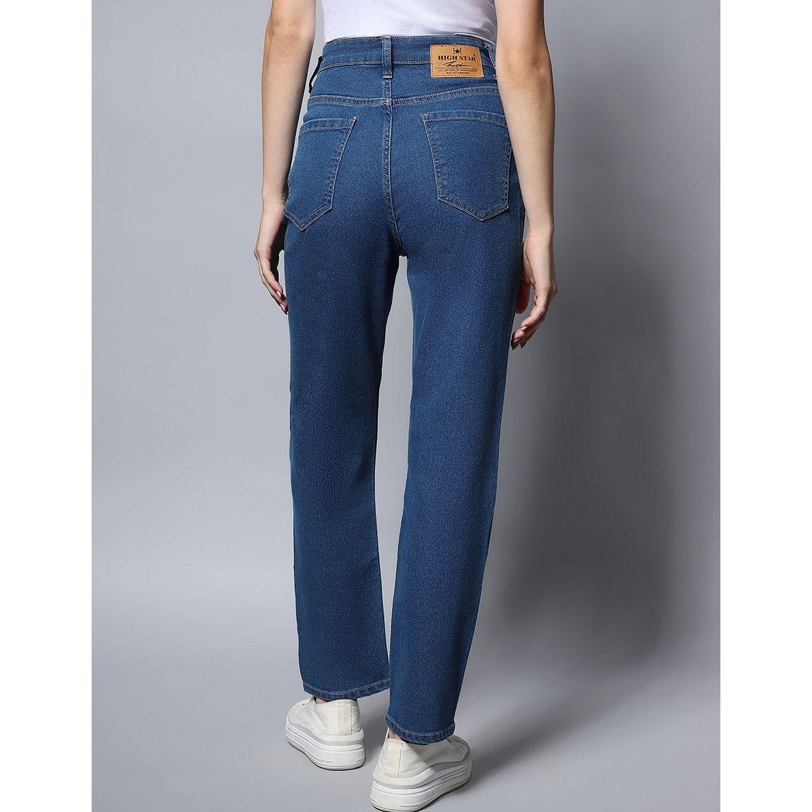 High Star X Styli  High Rise Stretch Straight Fit Jeans-women-clothing-bottoms-jeans-image-4