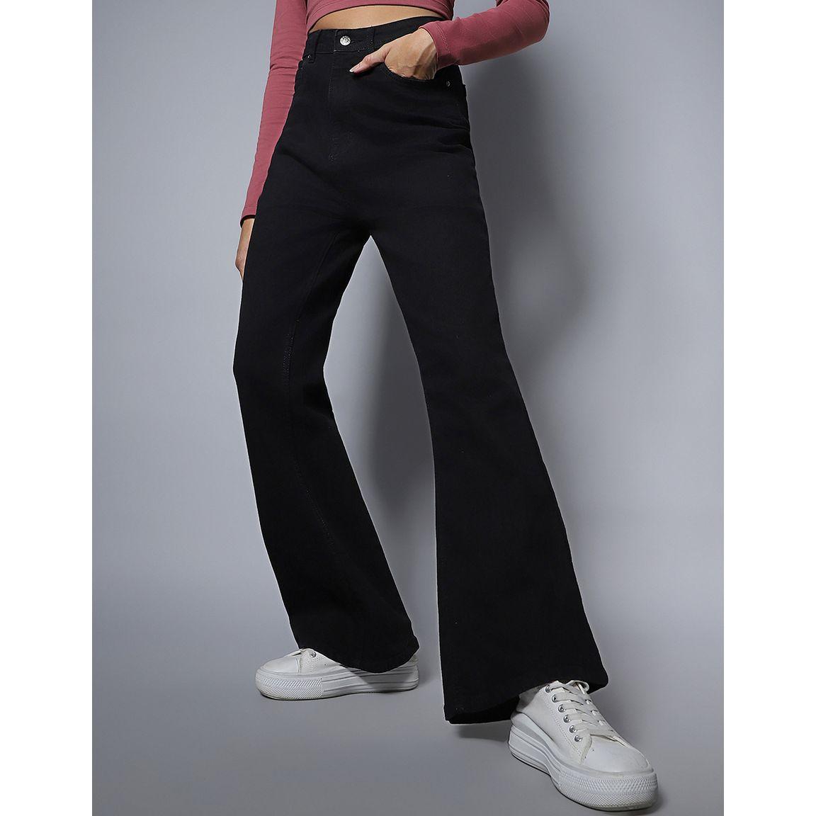 High Star X Styli  High Rise Stretch Flare Fit Jeans-women-clothing-bottoms-jeans-image-1
