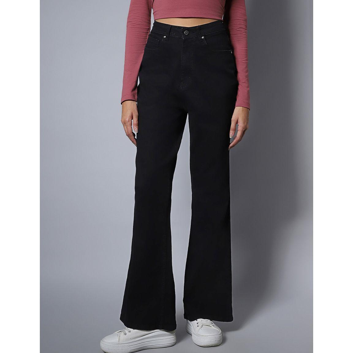جينز بحافة واسعة وخصر عالي هاي ستار × ستايلي-women-clothing-bottoms-jeans-image-4