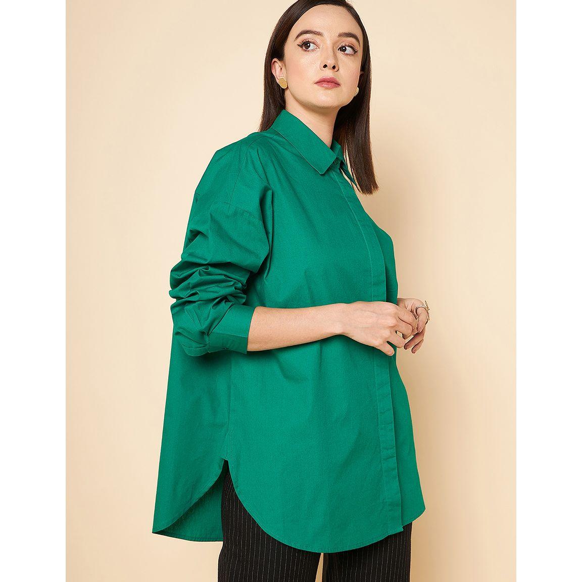 High Star X Styli  Oversized Solid Longline Shirt-women-clothing-shirtsandblouses-shirts-image-4