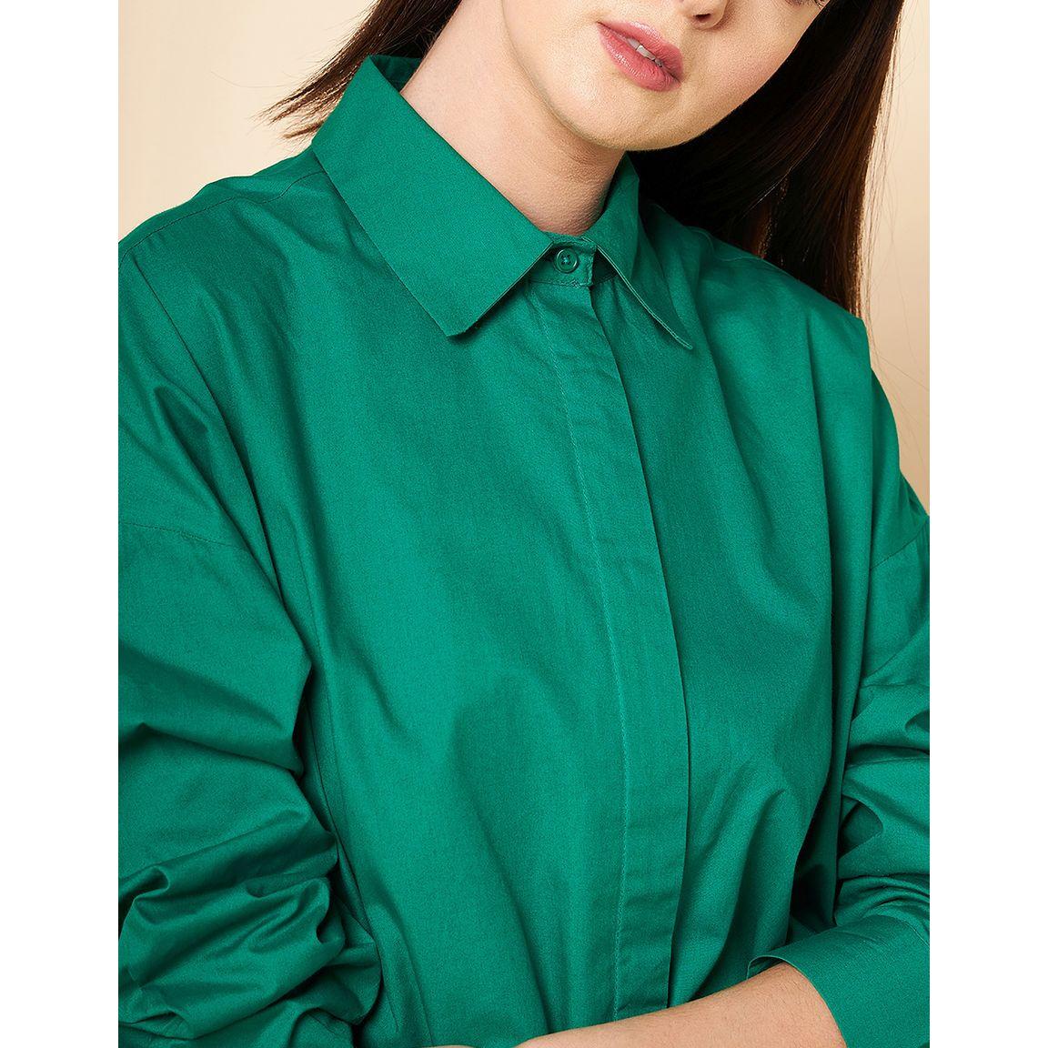 High Star X Styli  Oversized Solid Longline Shirt-women-clothing-shirtsandblouses-shirts-image-5