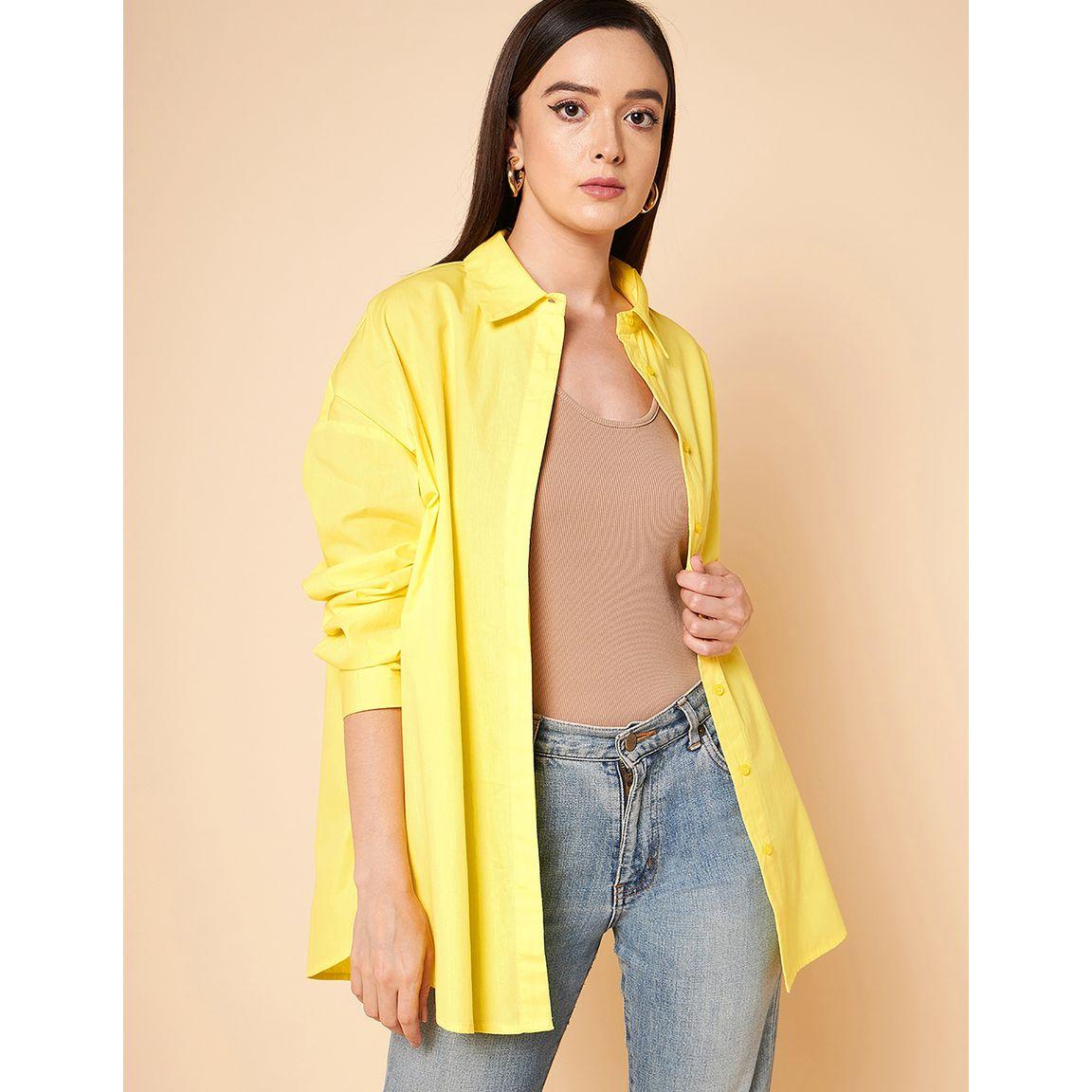 High Star X Styli  Oversized Solid Curved Hem Shirt-women-clothing-shirtsandblouses-shirts-image-3