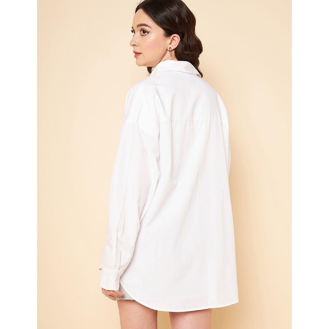 High Star Oversized Solid Button Front Shirt-women-clothing-shirtsandblouses-shirts-image-3