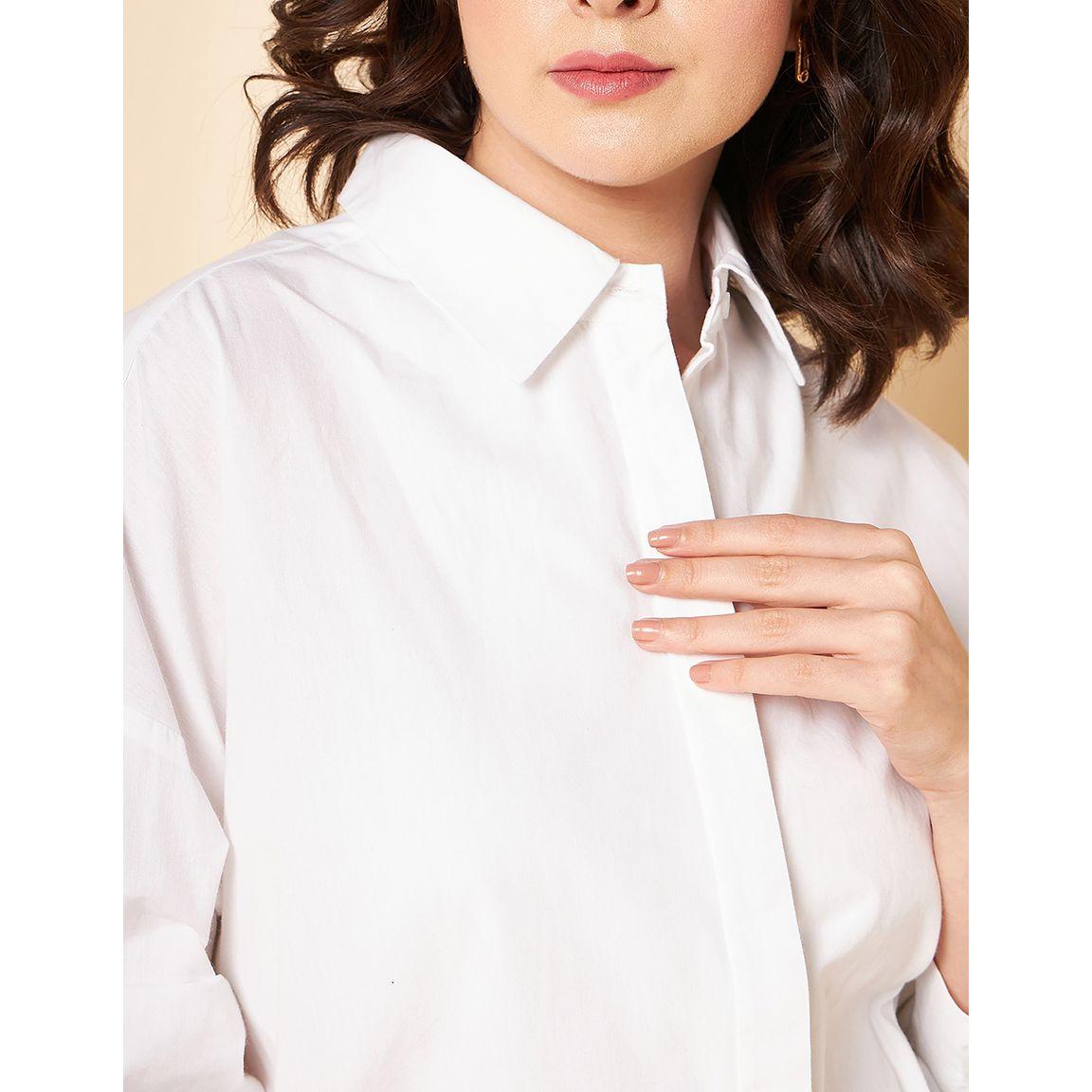 High Star Oversized Solid Button Front Shirt-women-clothing-shirtsandblouses-shirts-image-4