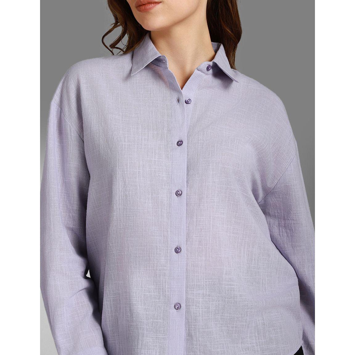 بلوزة بقصة بوكسي مع ياقة سبريد-women-clothing-shirtsandblouses-shirts-image-4