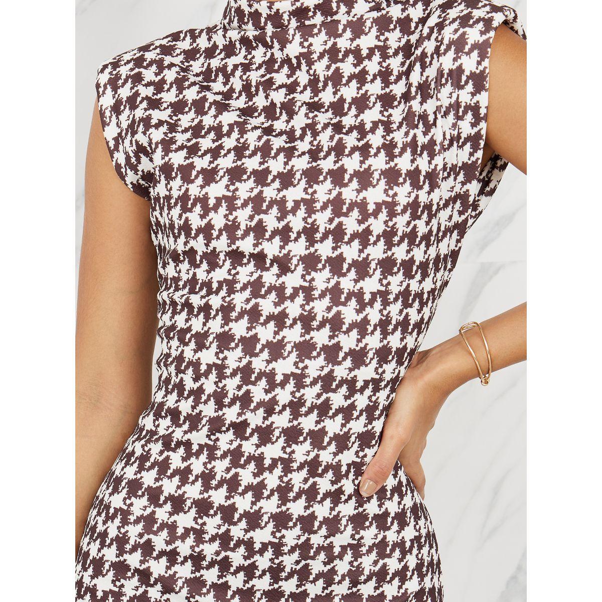 Styli Houndstooth Sleeveless Bodycon Midi Dress-women-clothing-dresses-image-3