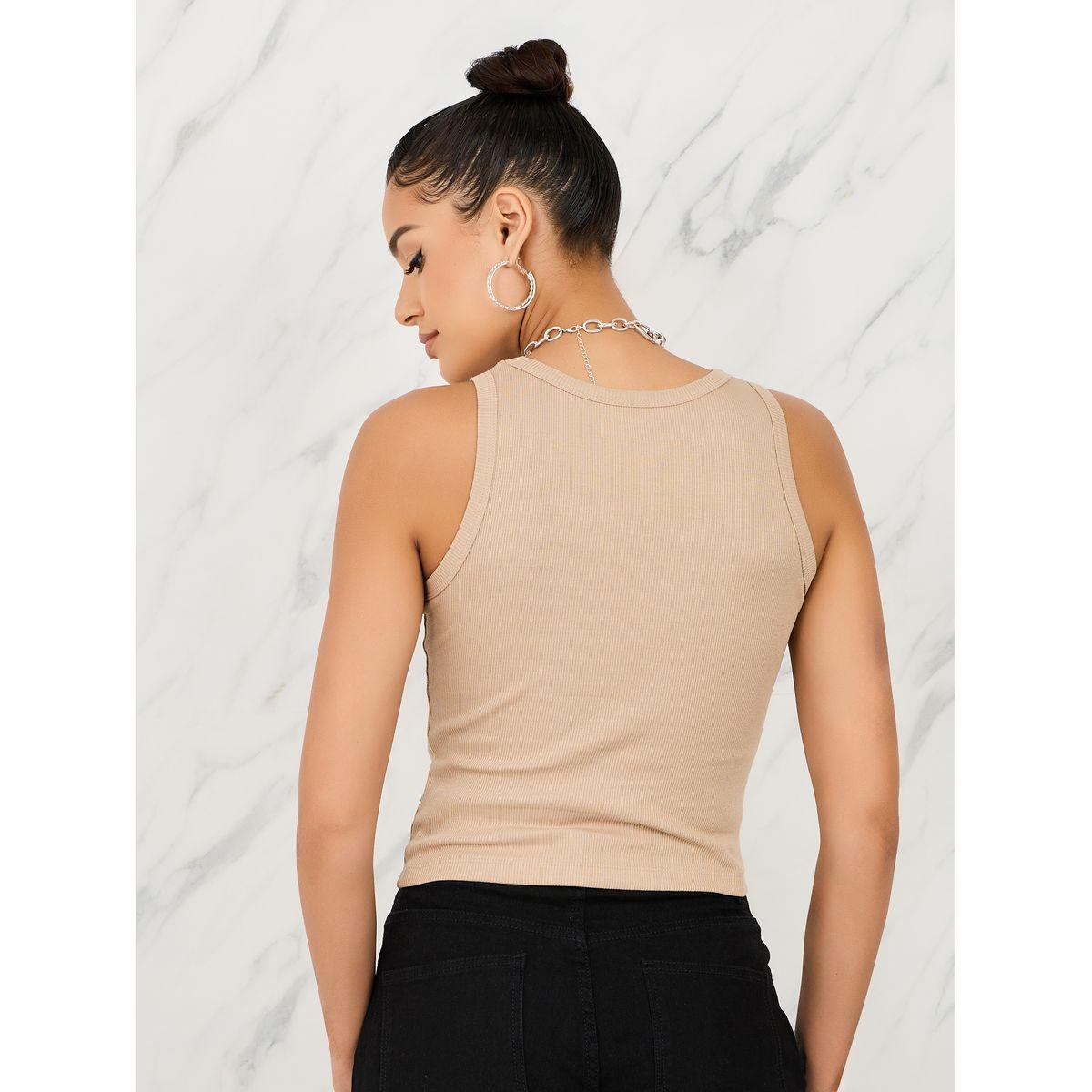 Styli Fitted Est 98 Embroidered Ribbed Tank-women-clothing-tshirts-image-5