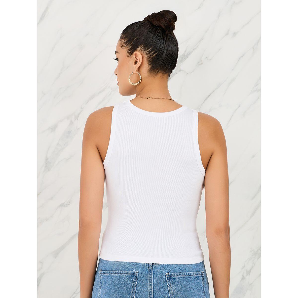 Styli Fitted Est 98 Embroidered Ribbed Tank-women-clothing-tshirts-image-5