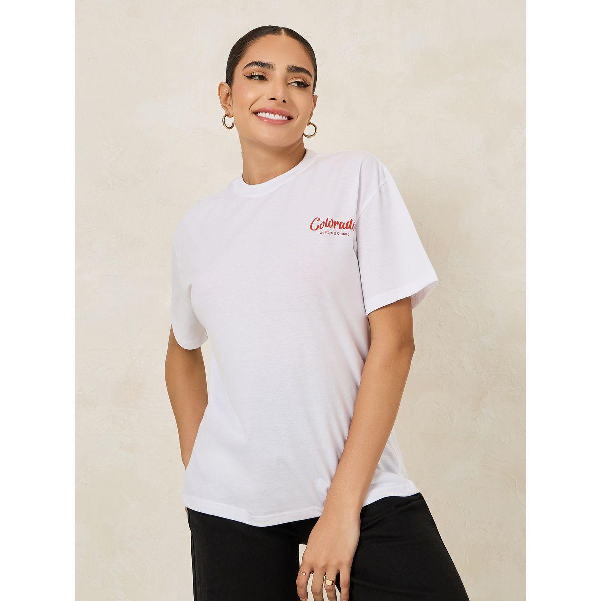 Styli Oversized Colorado Slogan Round Neck T-Shirt-women-clothing-tshirts-image-3