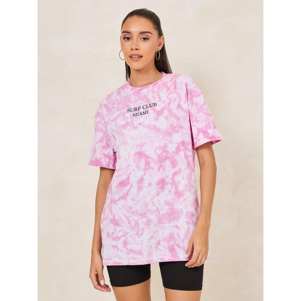 Styli Oversized Tie and Dye Turn-Up Sleeve T-Shirt-women-clothing-tshirts-image-4