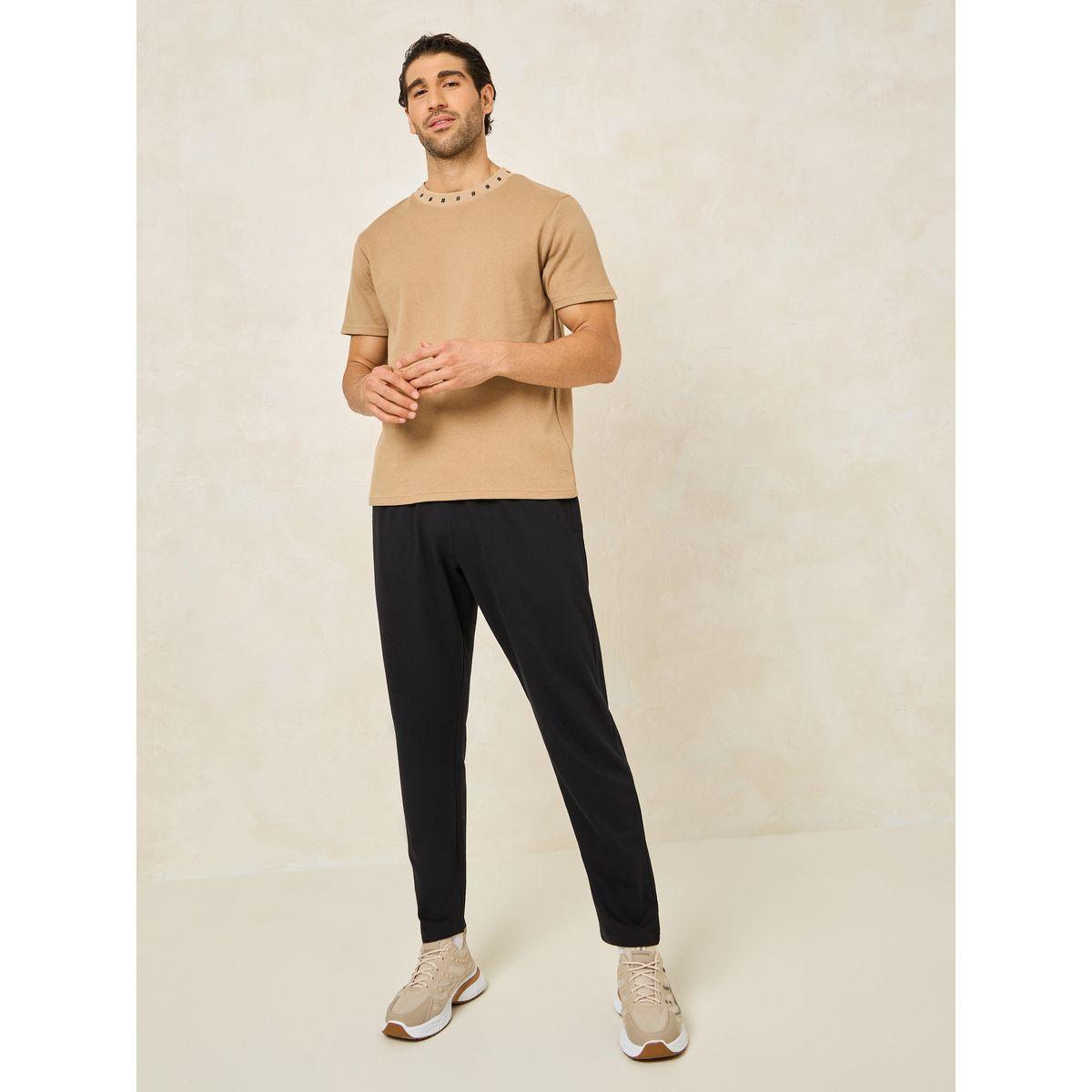 Styli Eco Earth Slim Terry Open Hem Jogger with Welt Pockets-men-clothing-bottoms-joggers-image-2