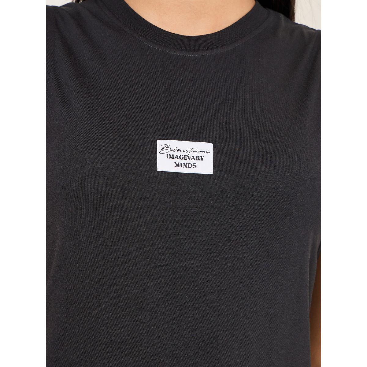 Styli Regular Fit Believe in Tomorrow Badge Slogan Tank-women-clothing-tshirts-image-4