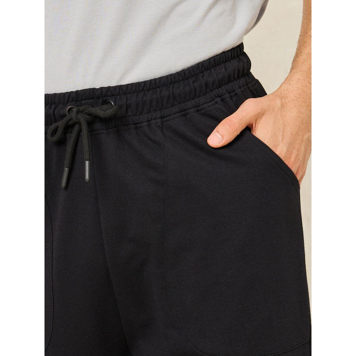 Styli Oversized Terry Jogger with Panel Pocket & Elasticated Cuff-men-clothing-bottoms-joggers-image-3