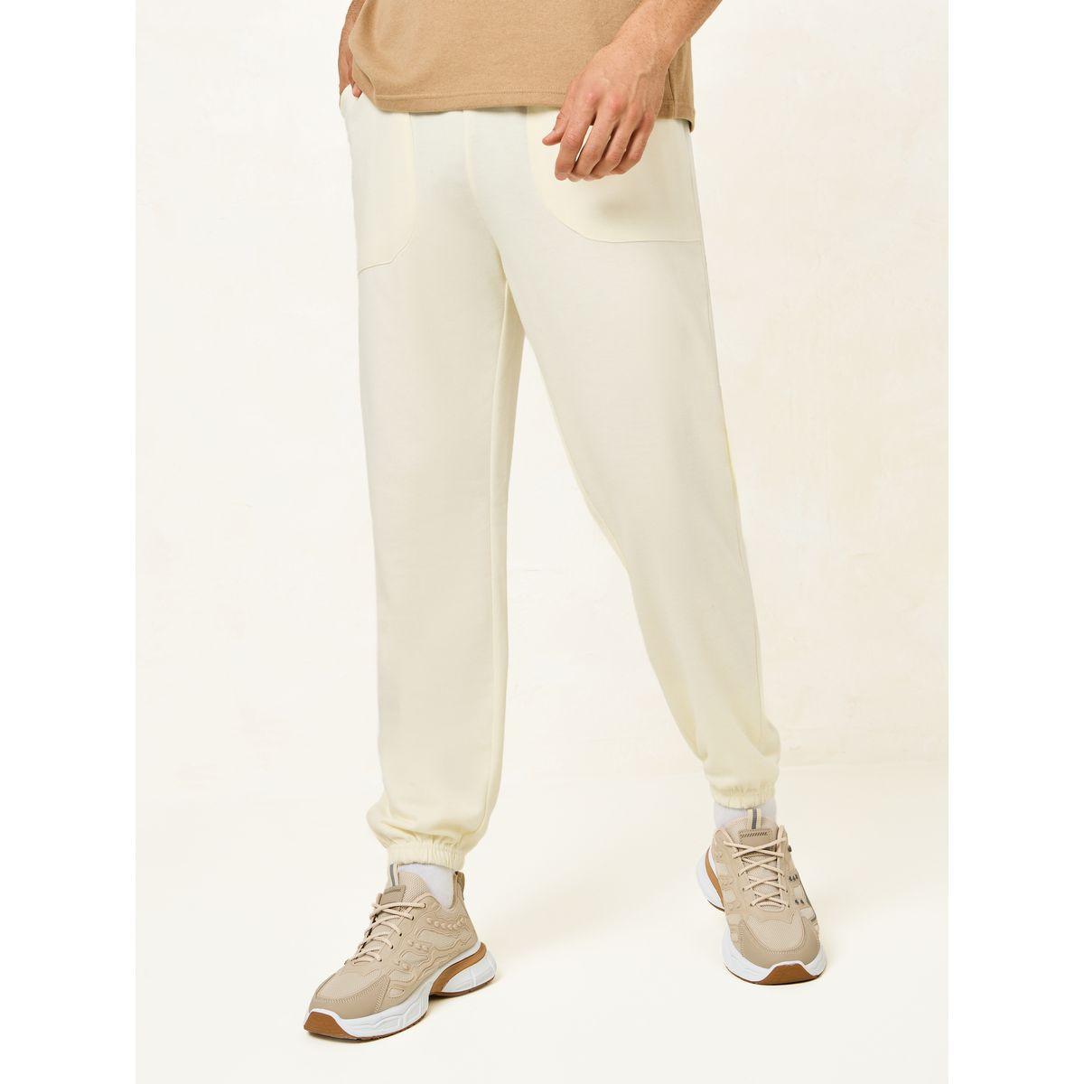 Styli Oversized Terry Jogger with Panel Pocket & Elasticated Cuff-men-clothing-bottoms-joggers-image-1