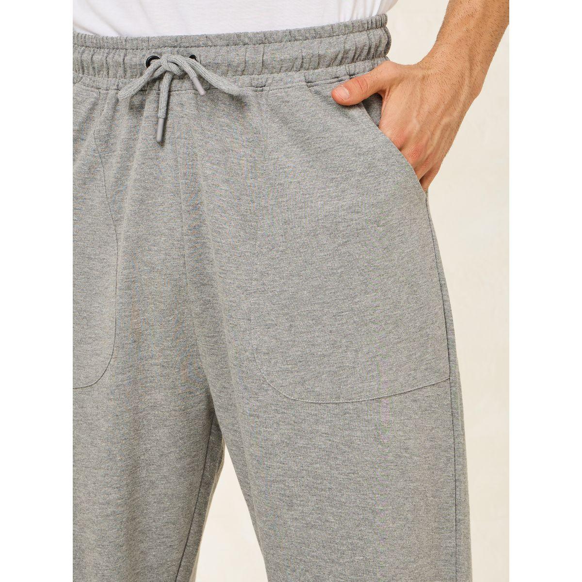 Styli Oversized Terry Jogger with Panel Pocket & Elasticated Cuff-men-clothing-bottoms-joggers-image-3