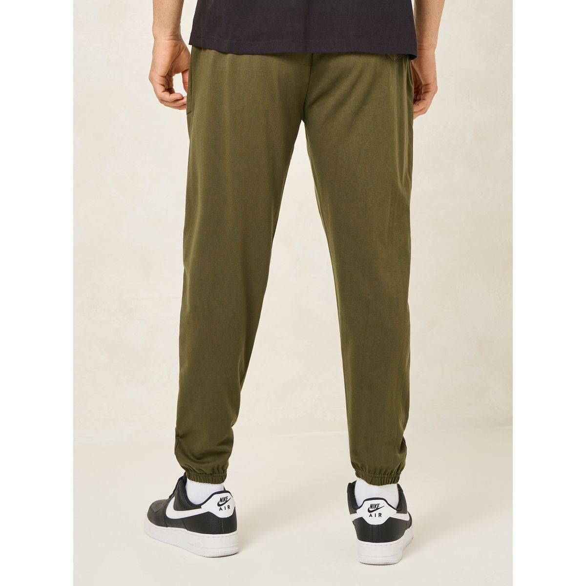 Styli Oversized Terry Jogger with Panel Pocket & Elasticated Cuff-men-clothing-bottoms-joggers-image-4