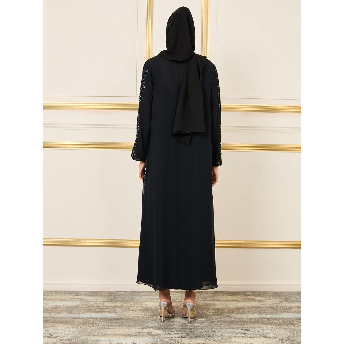 Modiste Side Beaded Embellished Abaya-women-arabicclothing-abayas-image-4