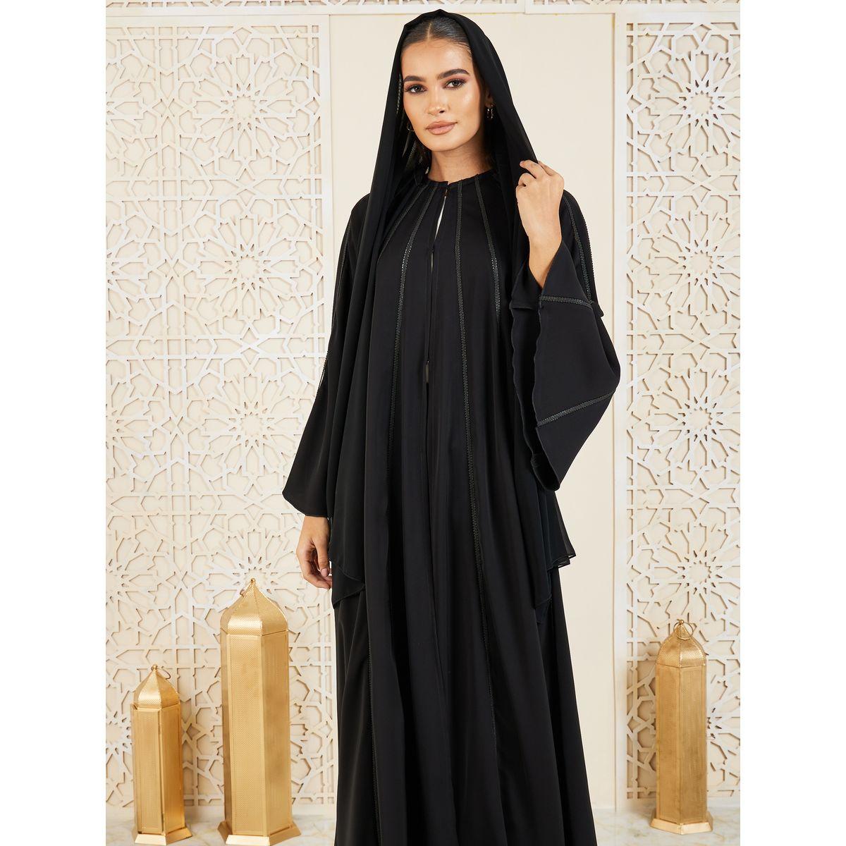 Modiste X Styli  Lace Embroidered Abaya-women-arabicclothing-abayas-image-4
