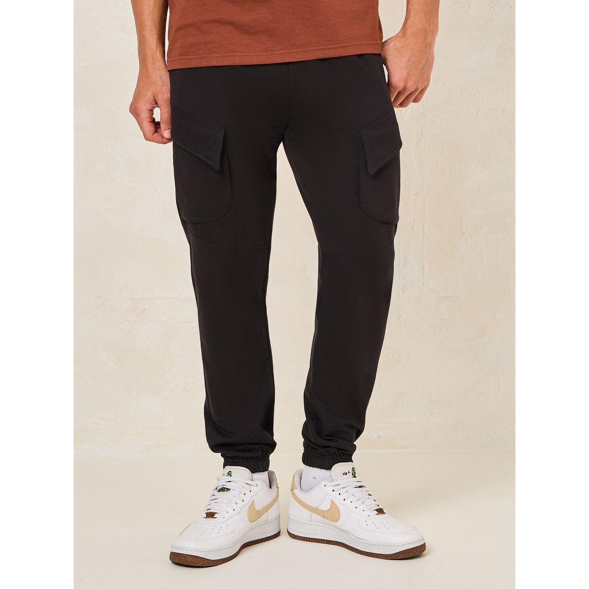 Styli Slim Fit Cargo Joggers with Drawstring-men-clothing-bottoms-joggers-image-1