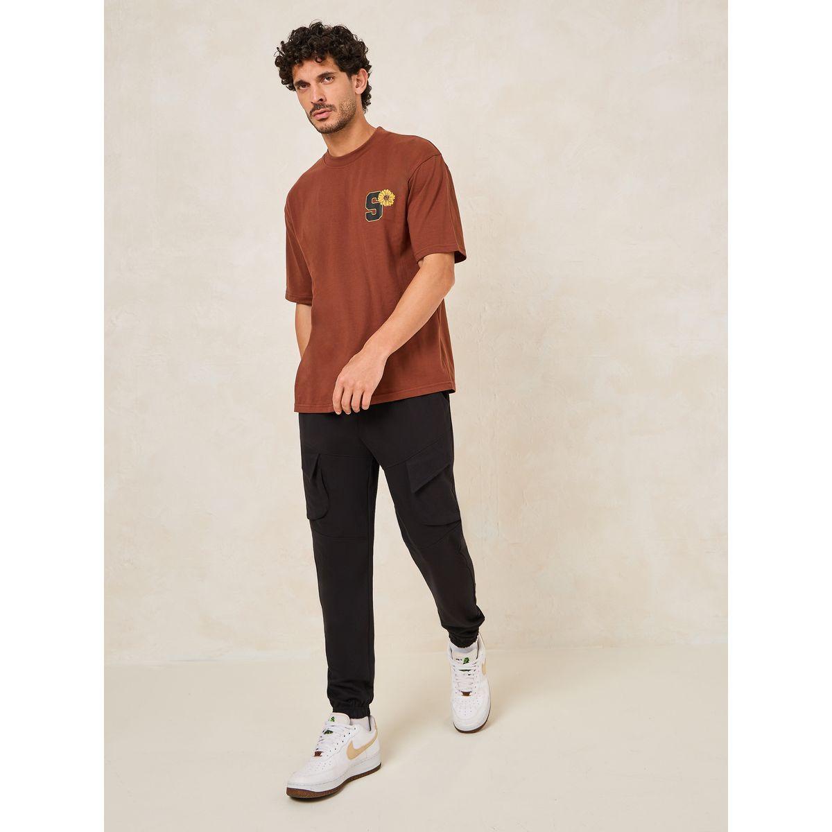 Styli Slim Fit Cargo Joggers with Drawstring-men-clothing-bottoms-joggers-image-2