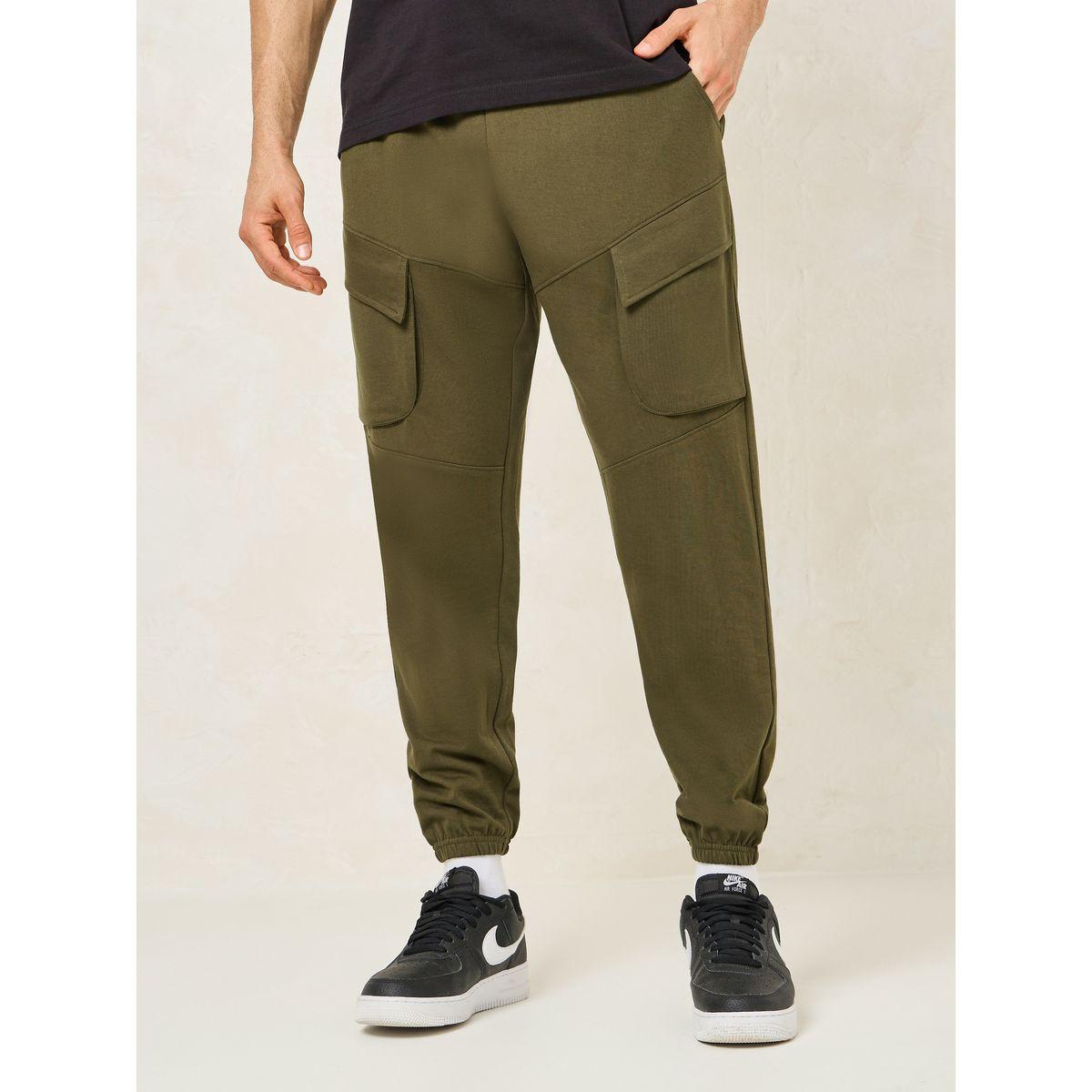 جوغر كارجو بقصة سليم فت ورباط خصر-men-clothing-bottoms-joggers-image-1