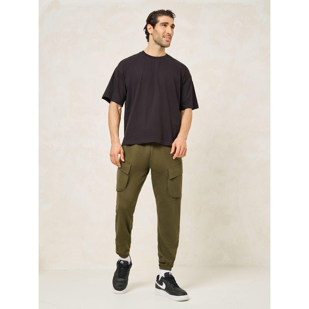 Styli Slim Fit Cargo Jogger with Drawstring-men-clothing-bottoms-joggers-image-2