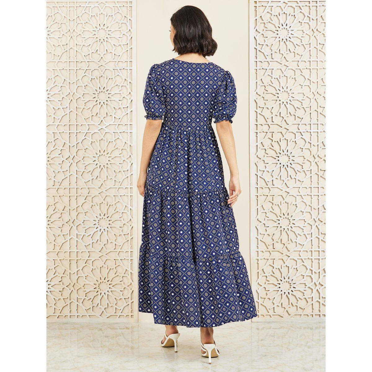 Styli Bohemian Print Tiered Maxi Dress-women-clothing-dresses-image-4