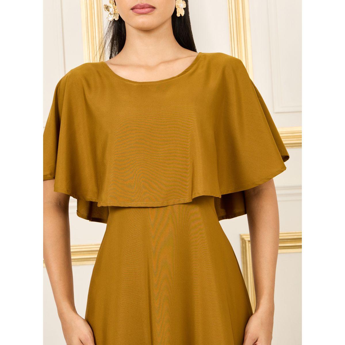 فستان طويل بنمط رداء مع حافة واسعة-women-clothing-dresses-image-3
